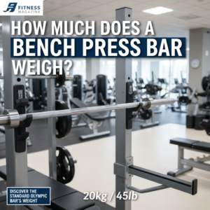 How Much Does a Bench Press Bar Weigh? Discover the standard Olympic bar's weight in a gym setting.