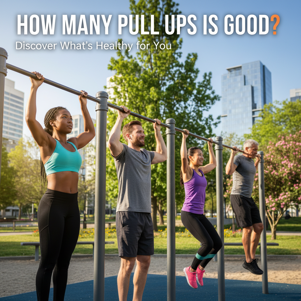 How Many Pull Ups Is Good? Diverse athletes perform pull ups outdoors—find your healthy standard!